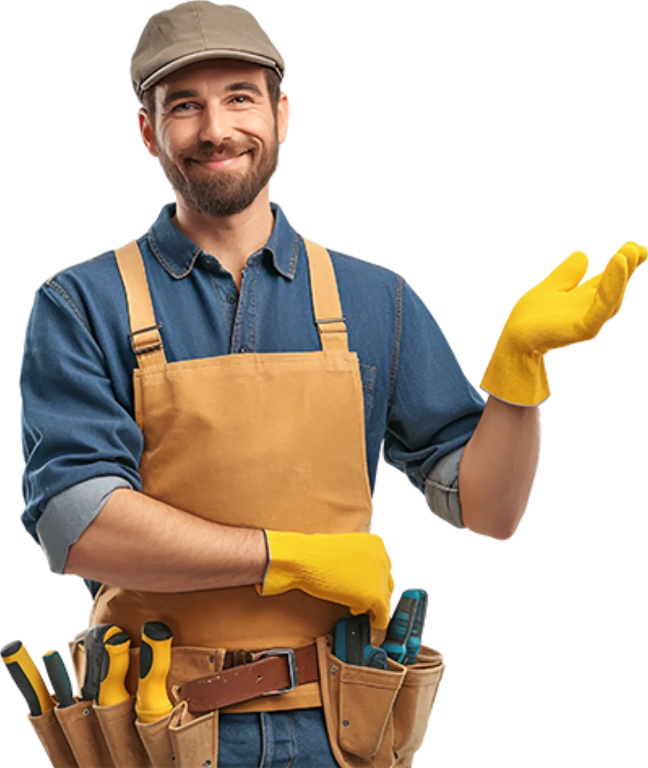 Helping Hand service professional ready to assist
